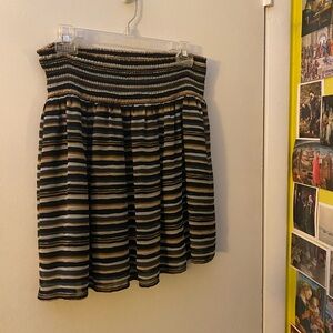 Old Navy Striped Chiffon Skirt